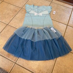 Disney x Old Navy Cinderella Skirt & Shirt Set size 6T NWT